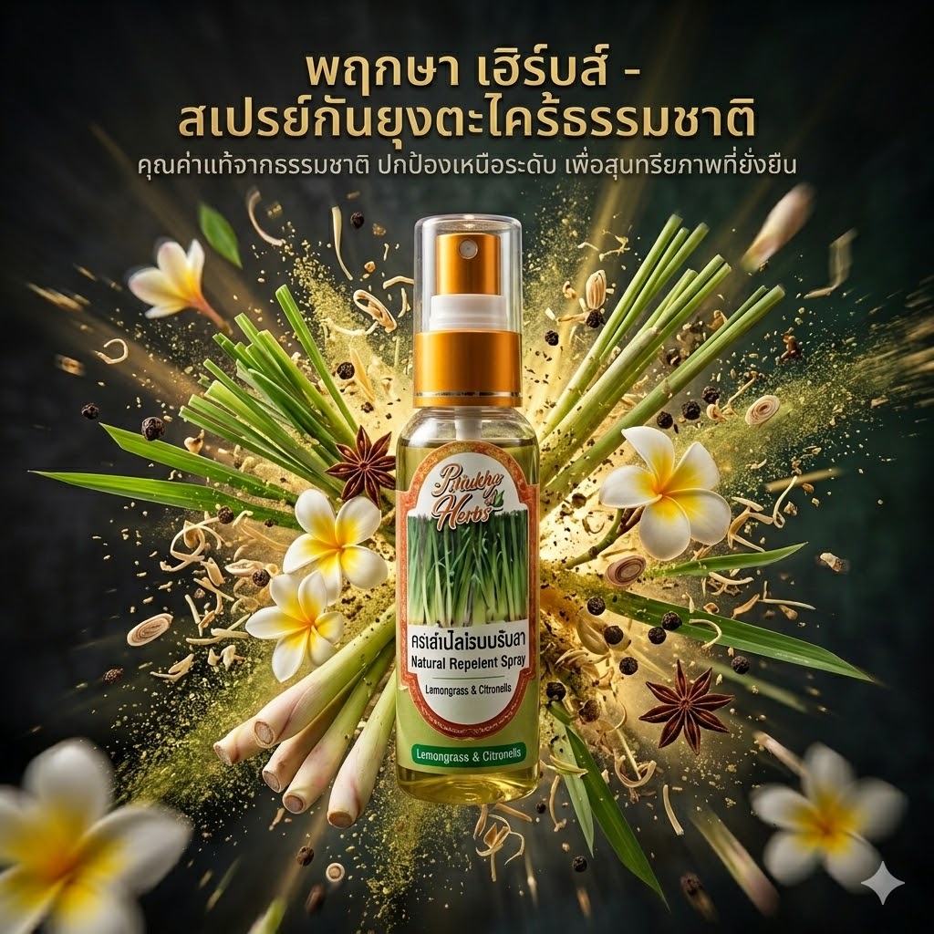 สเปรย์ตะไคร้หอม(Citronella Spray) สเปรย์ตะไคร้หอม(Citronella Spray)