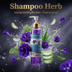 แชมพูอัญชัน Aloe Shampoo